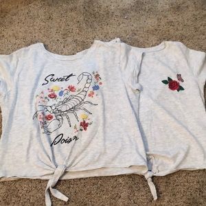 grey, pattern, tied, T-Shirts